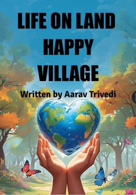 Book cover: Life on Land, Happy Village