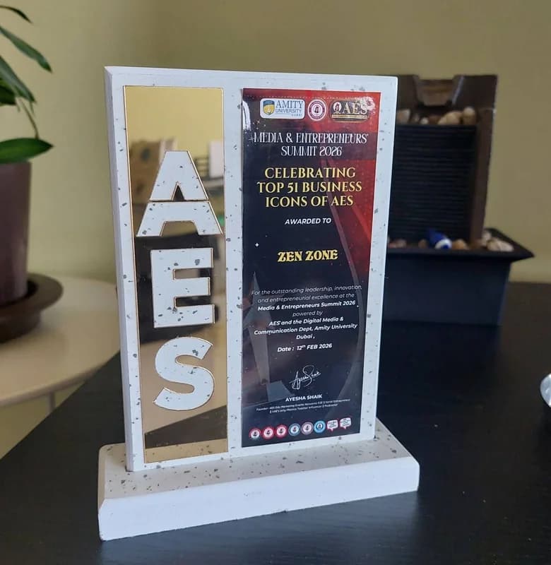 The AES Top 51 honour, on display