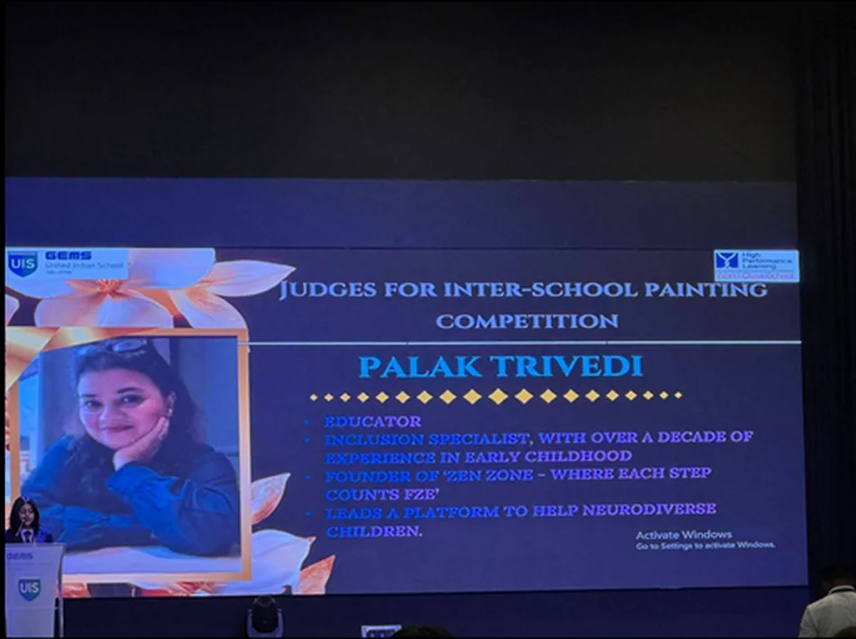 Judging an inter-school painting competition